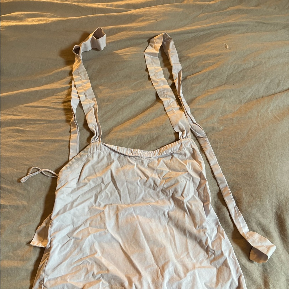 Prada mini skirt with shoulder straps